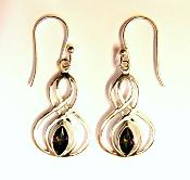 925 SILVER PENDANT STYLE EARRINGS.   E3304