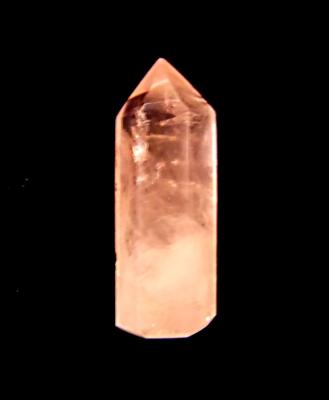 ROSE QUARTZ GEMMY QUALITY POLISHED POINT/ WAND.   SP11443POL