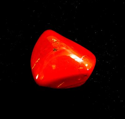 RED JASPER POLISHED PEBBLE SPECIMEN.  SP12681POL