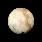 GEMSTONE SPHERE IN RAINBOW MOONSTONE.   SP14846POL