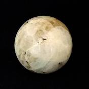 GEMSTONE SPHERE IN RAINBOW MOONSTONE.   SP14846POL