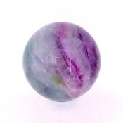 FLUORITE GEMSTONE SPHERE.   SP14932POL