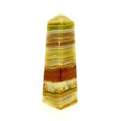 GEMSTONE OBELISK IN ONYX.   SP15011POL