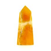 GEMSTONE OBELISK IN HONEY CALCITE.   SP15015POL