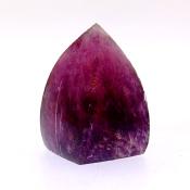 Flame/ Point specimen in polished Fluorite.   SP15414POL