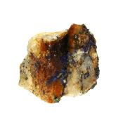 Azurite with Malachite on Matrix Raw Crystal Specimen.   SP15624