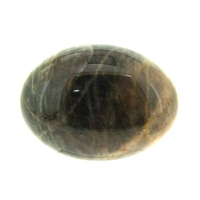 Oval Shape Fully Polished Palm Stone in Black Moonstone.    SP15884POL   