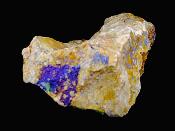 Azurite With Malachite Formations On Matrix Specimen.   SP16766SLF