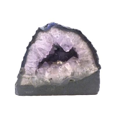 Amethyst Mini Cave Featuring Cut And Polished Front Face.   SP17046CAV