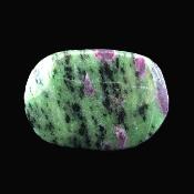 Ruby In Zoisite Fully Polished Pebble/ Palm Stone.   SP17127POL