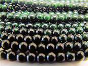 GREEN GOLDSTONE BEAD STRING.   SPR355