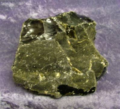 GOLD SHEEN OBSIDIAN NODULE SPECIMEN. SP4920BSK