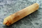 QUARTZ DOUBLE TERMINATED HEALING WAND. SP5233POL