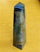 ONE OFF AGATE OBELISK IN BLUE. SP7053POL