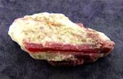 RUBELLITE IN MATRIX ROUGH CRYSTAL SPECIMEN. SP8732