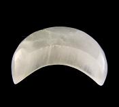 Half Moon shaped Trinket or Finger Bowls in Selenite/ Satin Spar.   SPR15441POL