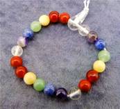 CHAKRA POWER BEAD BRACELET.   SPR9052BR