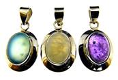 OVAL PENDANTS IN 925 SILVER. SPR9182PEND