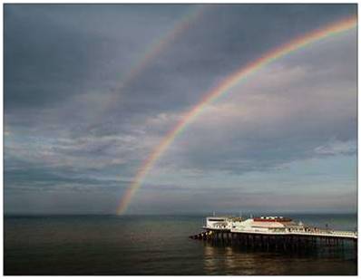 'Under The Rainbow' by Danny Hickling A6 Art Print