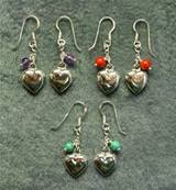 925 SILVER PENDANT STYLE EARRINGS. E2987