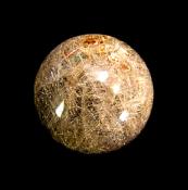 RUTILATED QUARTZ SPHERE.   SP11807POL