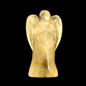 LARGE ANGEL CARVING IN QUARTZ.   SP14364POL