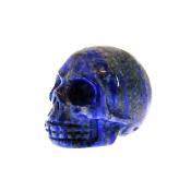 SKULL CARVING IN LAPIS LAZULI.   SP14367POL