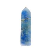 BLUE FLUORITE FULLY POLISHED POINT SPECIMEN.   SP14601POL