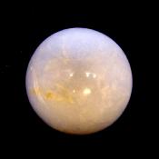 GEMSTONE SPHERE IN ANGELITE.   SP15042POL