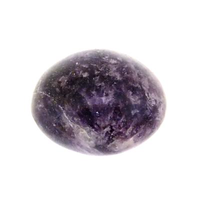 POLISHED LEPIDOLITE PEBBLE/ PALMSTONE.   SP15043POL 