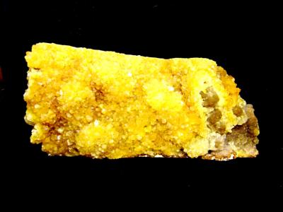 CITRINE DRUZE SPECIMEN (HEAT TREATED).   SP15061SLF