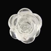 Rose Flower Head Carving In Quartz.   SP16291POL