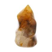 Golden Healer Quartz Polished 'Flame' Carving.   SP16305POL