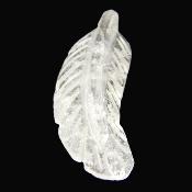 Carving Of A Feather In Quartz.   SPR16941POL