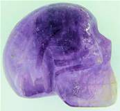 AMETHYST CRYSTAL SKULL CARVING.   SP1698POL