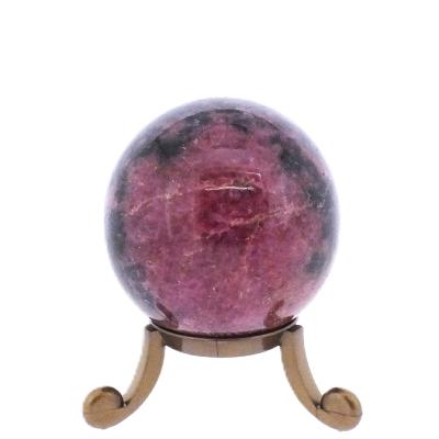 Gemstone Sphere in Rhodonite.   SP16993POL