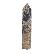 Pyrite With Marcasite Fully Polished And Faceted Point Specimen.   SP17000POL
