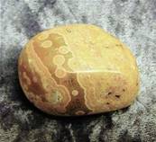 ORBICULAR JASPER POLISHED PEBBLE SPECIMEN (MADAGASCAR). SP4084POL