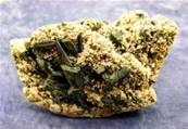 EPIDOTE CRYSTALS IN MATRIX SPECIMEN. SP8771