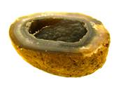 AGATE WITH CHALCEDONY GEODE SPECIMEN WITH POLISHED CUT FACE. SP9624POL