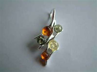 THREE COLOUR AMBER PENDANT BM2H078002