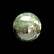 SPHERE IN MOSS AGATE.   SP13660POL