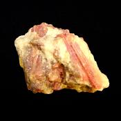 PINK TOURMALINE IN QUARTZ RAW CRYSTAL SPECIMEN.   SP13835