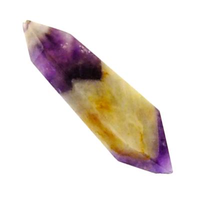 CHEVRON AMETHYST DOUBLE TERMINATED POLISHED POINT SPECIMEN.   SP14434POL