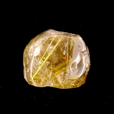 POLISHED GOLDEN RUTILATED QUARTZ FREE FORM CRYSTAL SPECIMEN.   SP14941POL