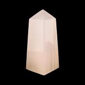 GEMSTONE OBELISK IN MANGANO CALCITE.   SP15023POL