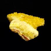 CITRINE DRUZE SPECIMEN (HEAT TREATED).   SP15054SLF