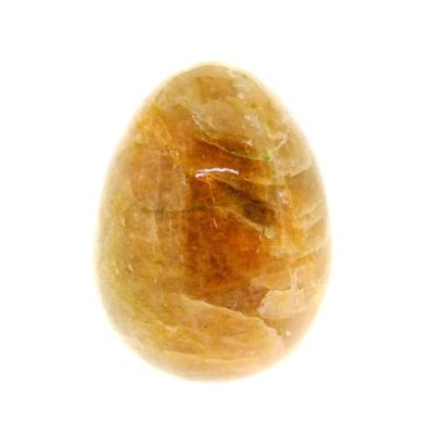 Gemstone Egg In Peach Moonstone (Feldspar).   SP16526POL