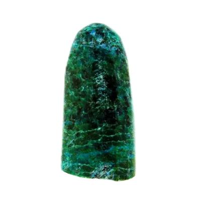 Chrysocolla fully polished specimen with flat cut base to stand.   SP16633POL