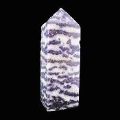 Zebra Fluorite Fully Polished Point/ Tower Specimen.   SP17121POL